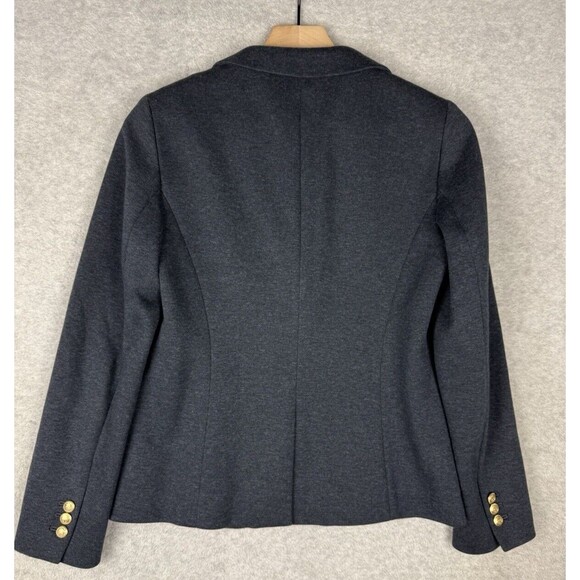 Talbots Jacket Womens 4 Blue‎ Blazer Aberdeen Gold Buttons Preppy Office - Picture 5 of 9